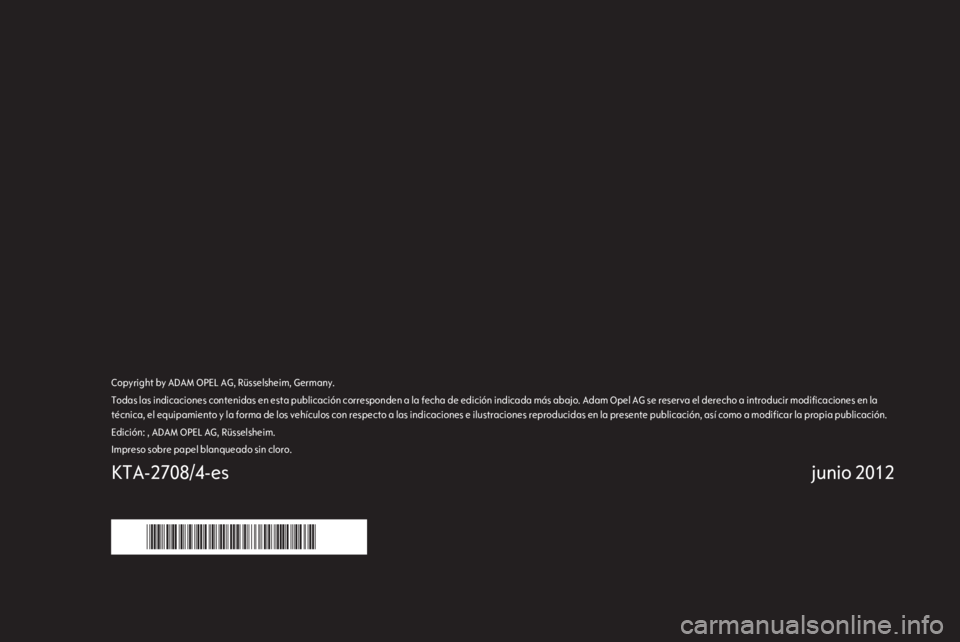 OPEL CORSA 2013  Manual de infoentretenimiento (in Spanish) 