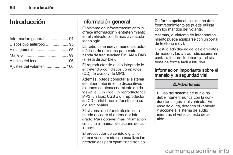 OPEL CORSA 2013  Manual de infoentretenimiento (in Spanish) 