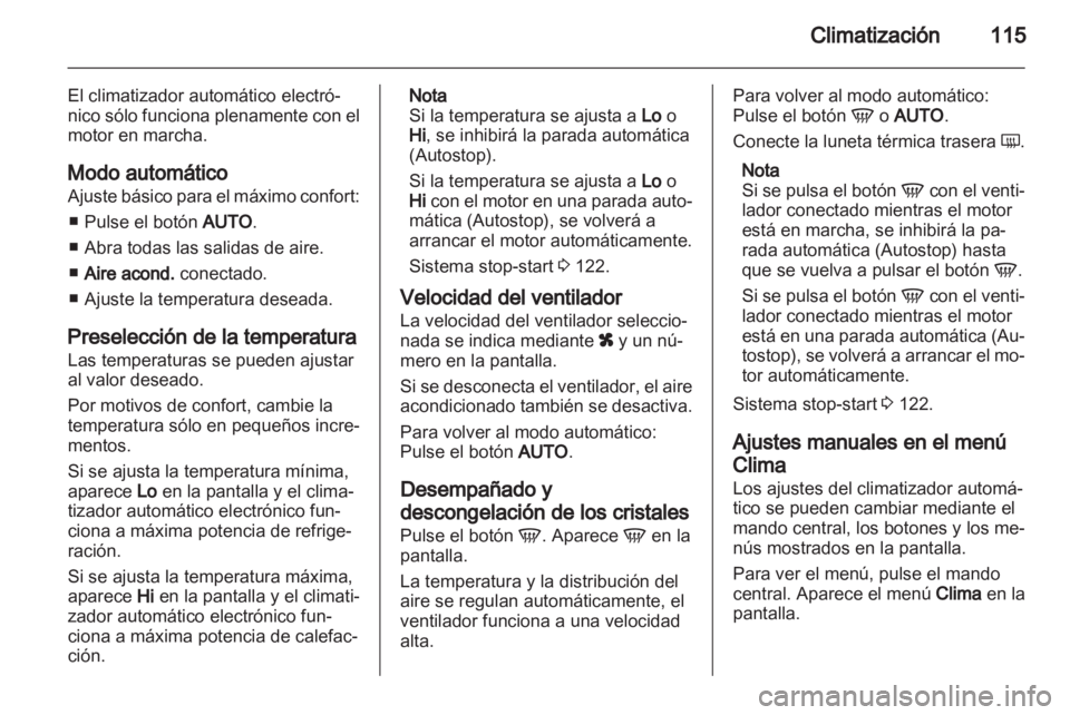 OPEL CORSA 2013  Manual de Instrucciones (in Spanish) 