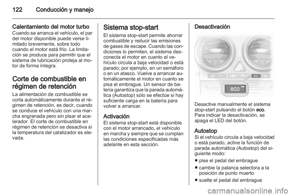OPEL CORSA 2013  Manual de Instrucciones (in Spanish) 