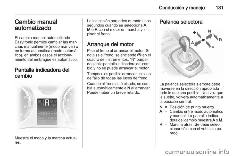 OPEL CORSA 2013  Manual de Instrucciones (in Spanish) 
