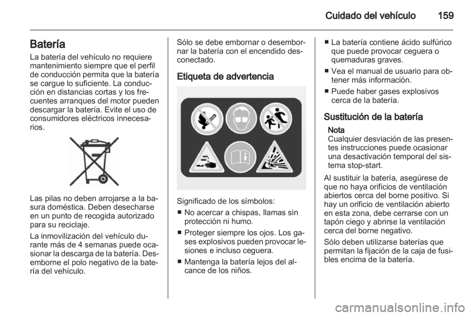 OPEL CORSA 2013  Manual de Instrucciones (in Spanish) 