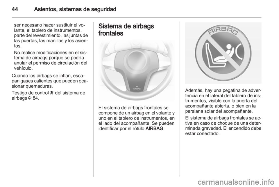 OPEL CORSA 2013  Manual de Instrucciones (in Spanish) 