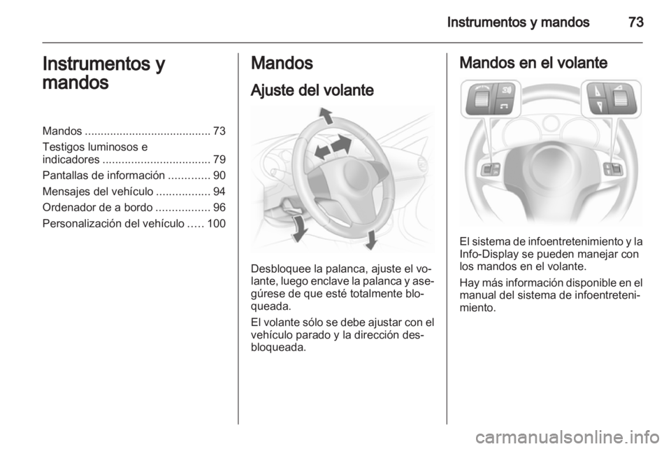 OPEL CORSA 2013  Manual de Instrucciones (in Spanish) 