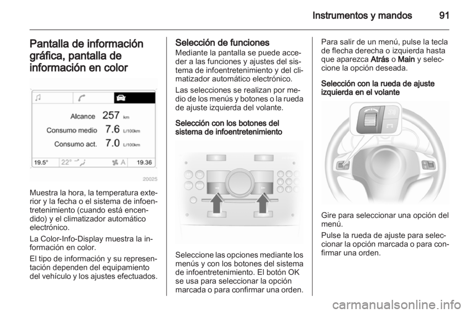 OPEL CORSA 2013  Manual de Instrucciones (in Spanish) 