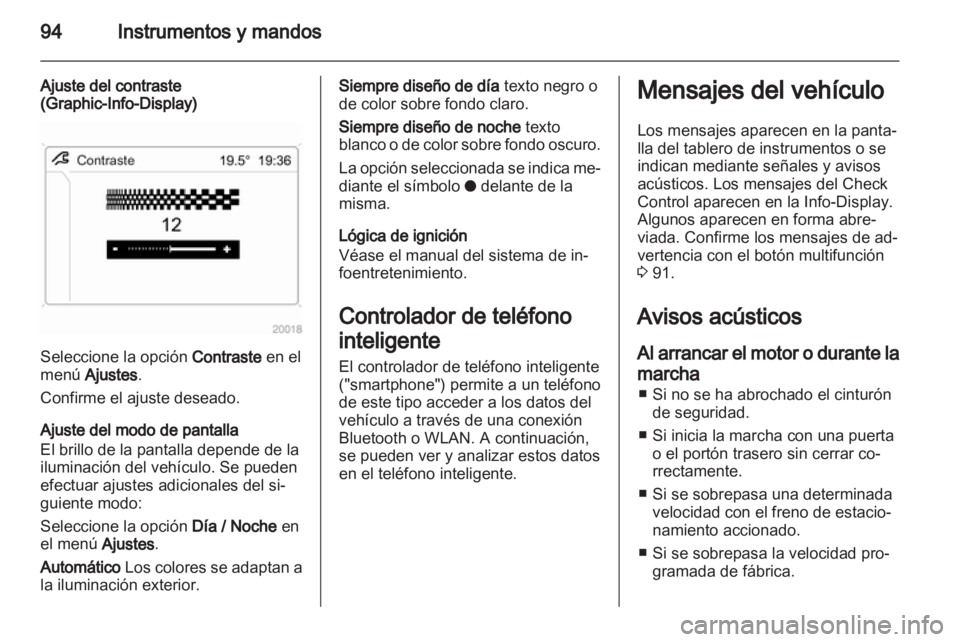 OPEL CORSA 2013  Manual de Instrucciones (in Spanish) 