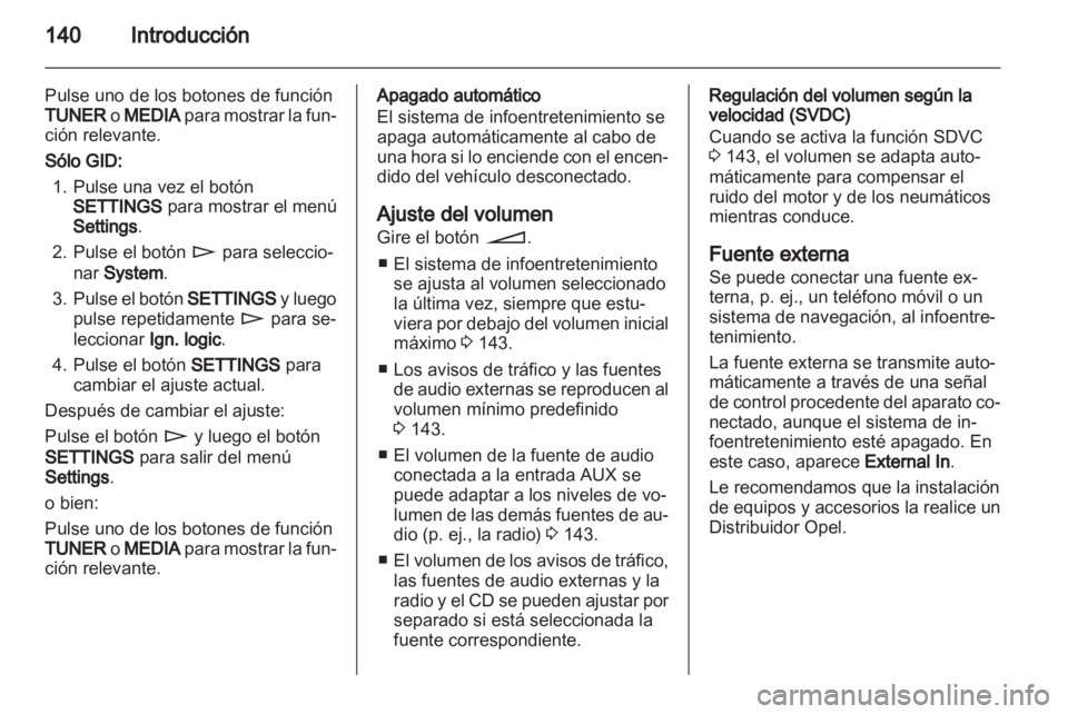 OPEL CORSA 2013.5  Manual de infoentretenimiento (in Spanish) 