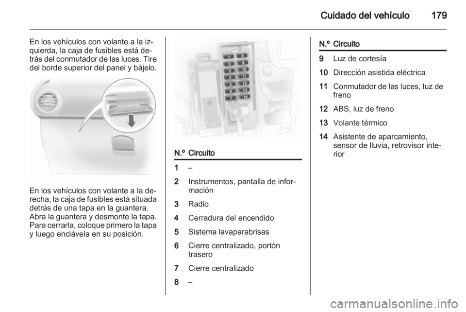 OPEL CORSA 2013.5  Manual de Instrucciones (in Spanish) 