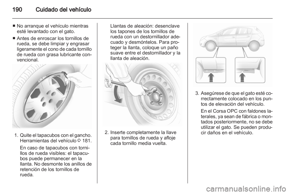 OPEL CORSA 2013.5  Manual de Instrucciones (in Spanish) 
