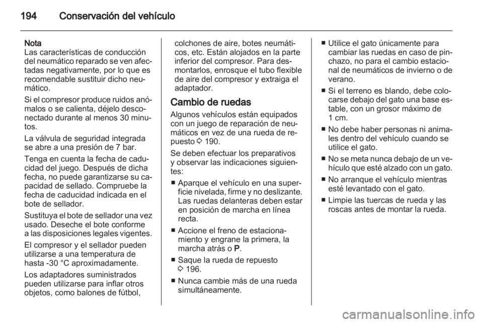 OPEL INSIGNIA 2010  Manual de Instrucciones (in Spanish) 