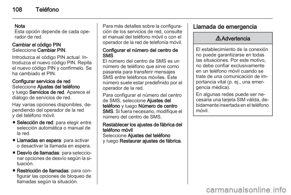 OPEL INSIGNIA 2010.5  Manual de infoentretenimiento (in Spanish) 