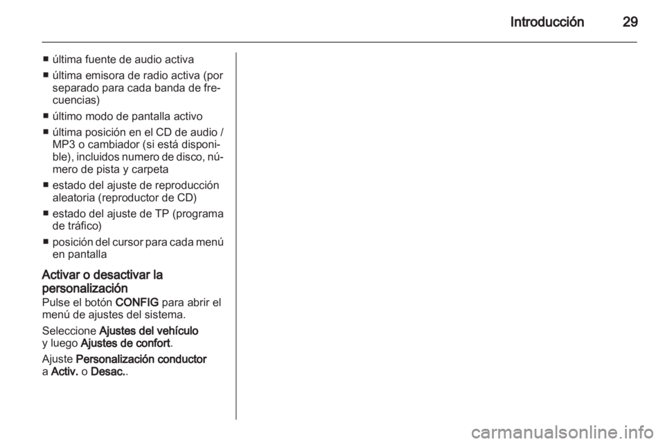 OPEL INSIGNIA 2010.5  Manual de infoentretenimiento (in Spanish) 