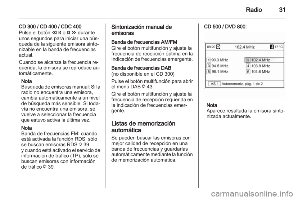 OPEL INSIGNIA 2010.5  Manual de infoentretenimiento (in Spanish) 