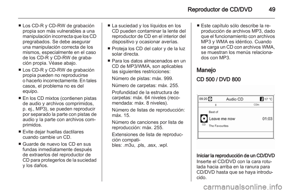 OPEL INSIGNIA 2010.5  Manual de infoentretenimiento (in Spanish) 