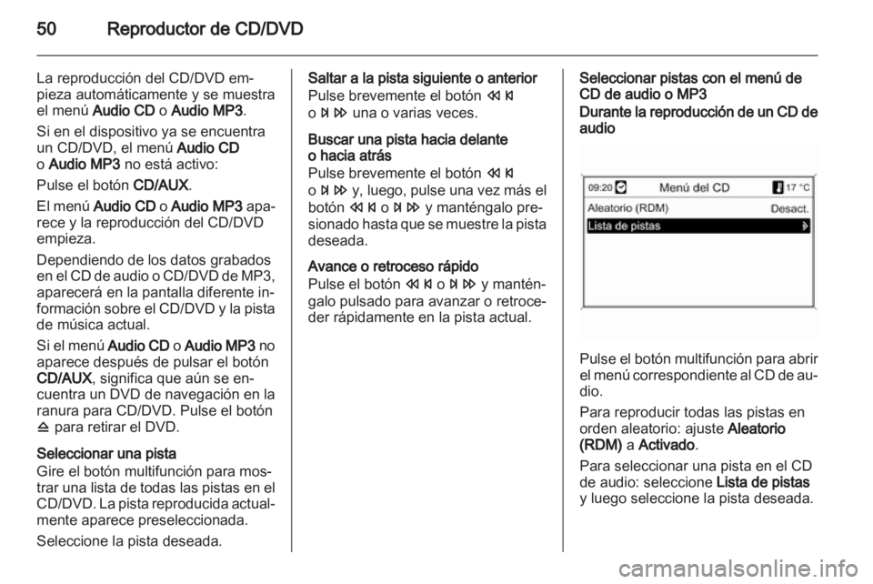 OPEL INSIGNIA 2010.5  Manual de infoentretenimiento (in Spanish) 