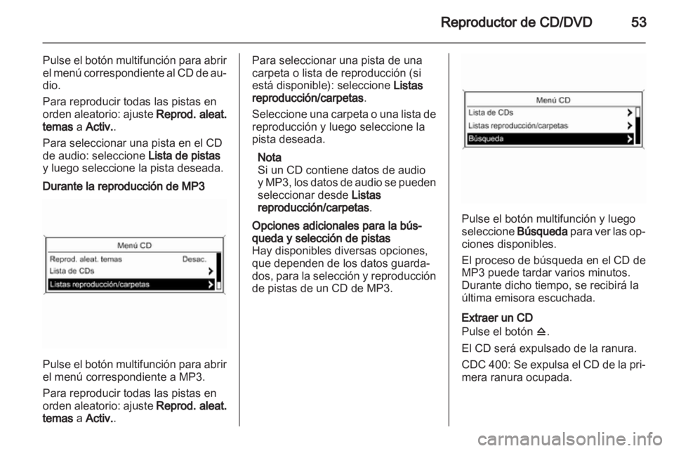 OPEL INSIGNIA 2010.5  Manual de infoentretenimiento (in Spanish) 