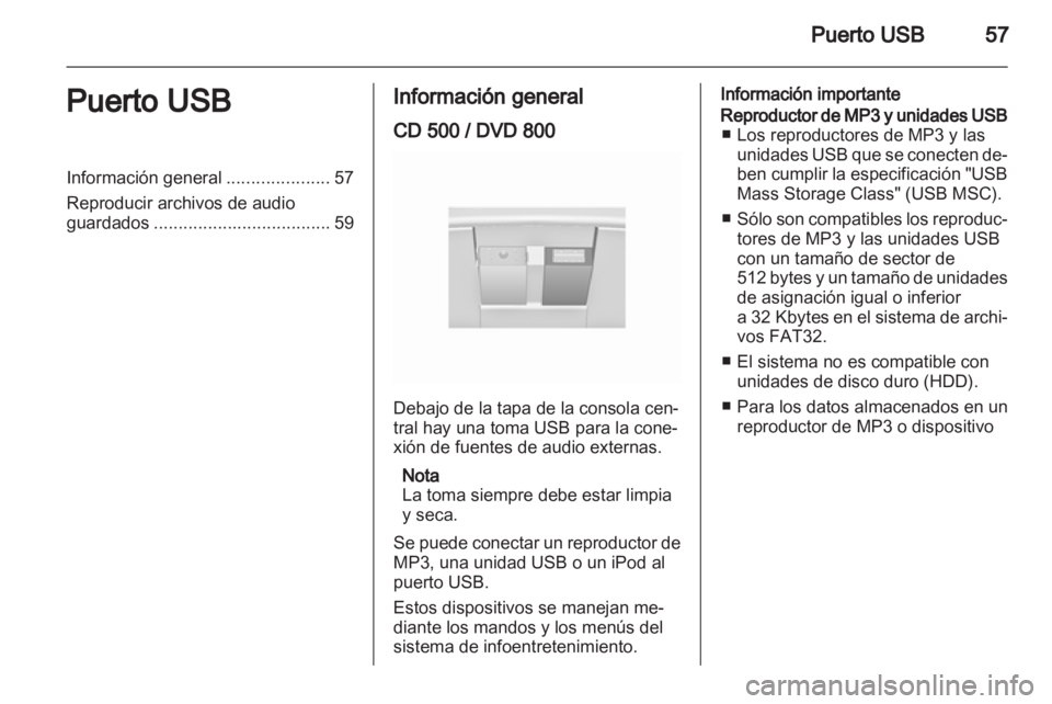 OPEL INSIGNIA 2010.5  Manual de infoentretenimiento (in Spanish) 
