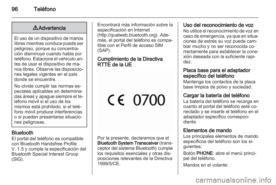 OPEL INSIGNIA 2010.5  Manual de infoentretenimiento (in Spanish) 