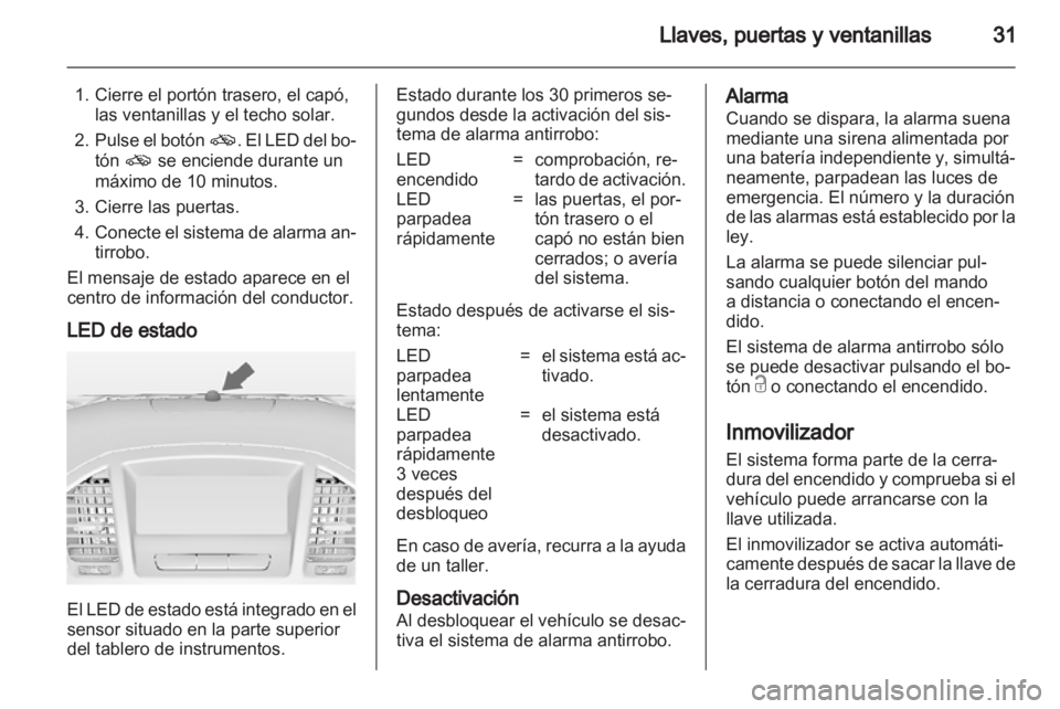 OPEL INSIGNIA 2010.5  Manual de Instrucciones (in Spanish) 