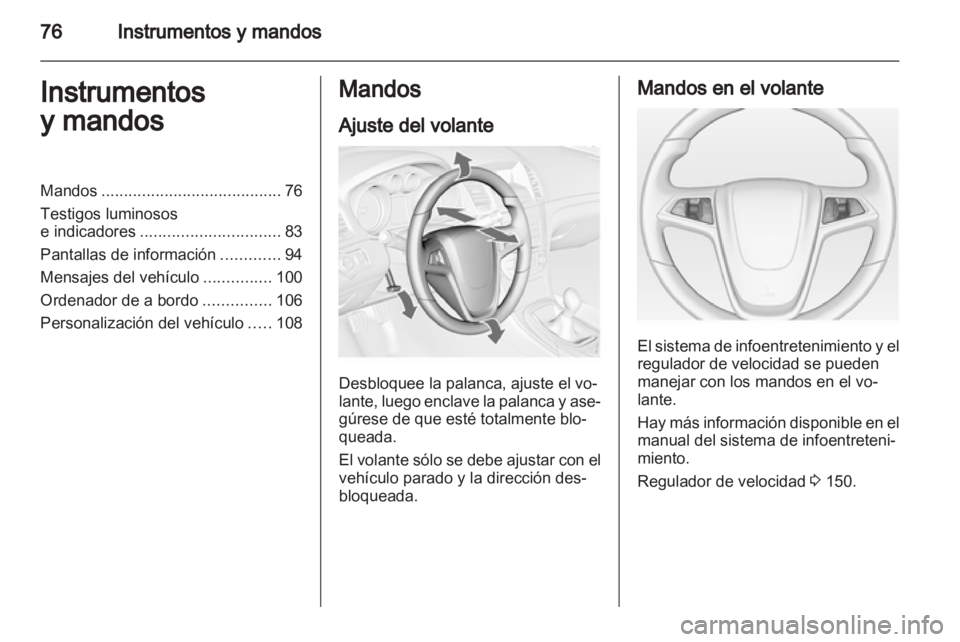OPEL INSIGNIA 2010.5  Manual de Instrucciones (in Spanish) 