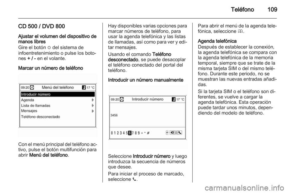 OPEL INSIGNIA 2011  Manual de infoentretenimiento (in Spanish) 