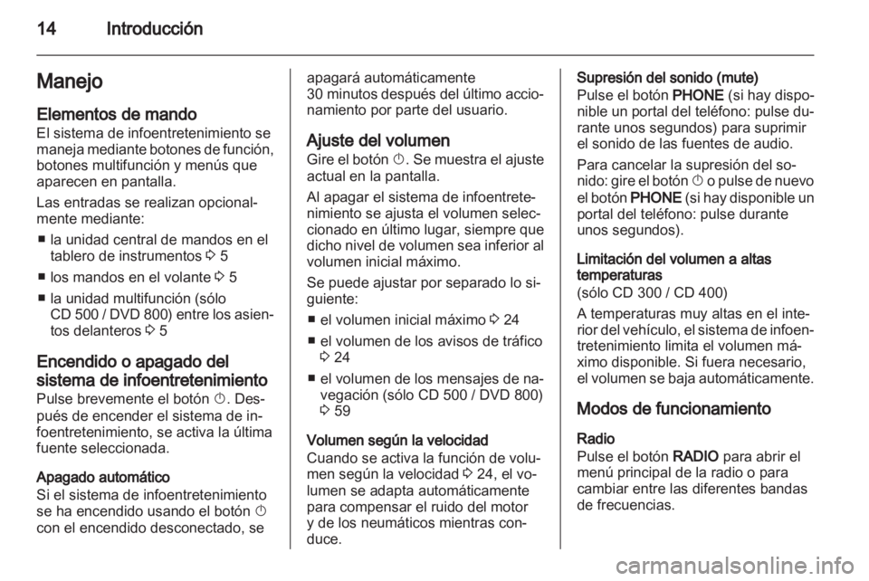 OPEL INSIGNIA 2011  Manual de infoentretenimiento (in Spanish) 