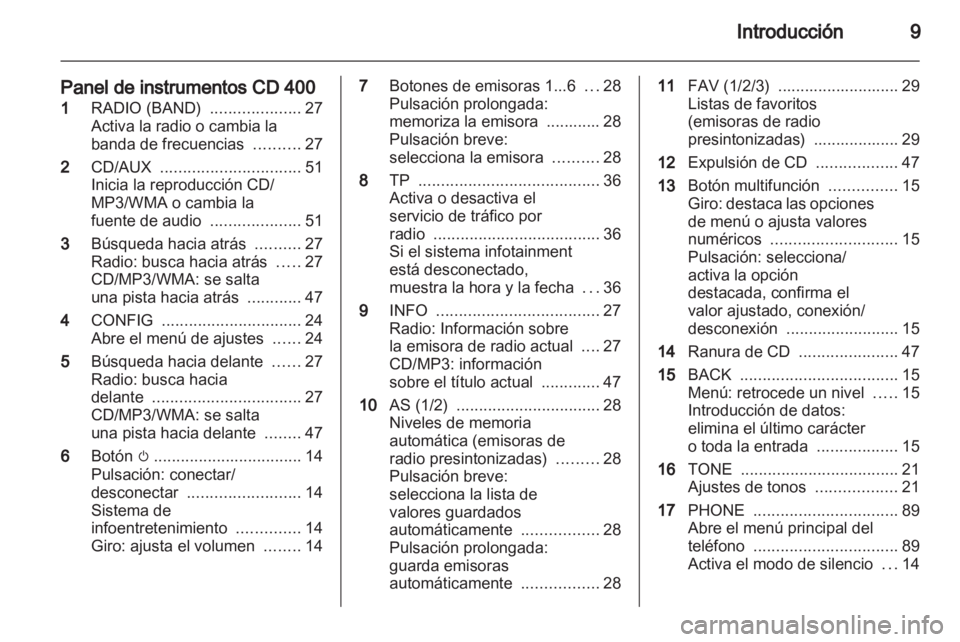 OPEL INSIGNIA 2011  Manual de infoentretenimiento (in Spanish) 