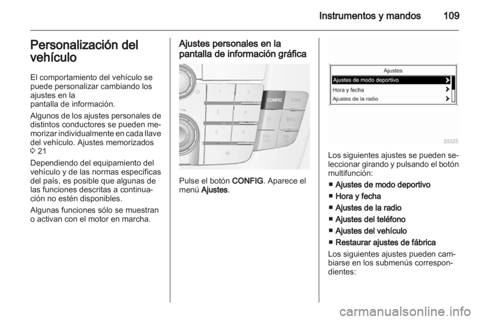 OPEL INSIGNIA 2011  Manual de Instrucciones (in Spanish) 