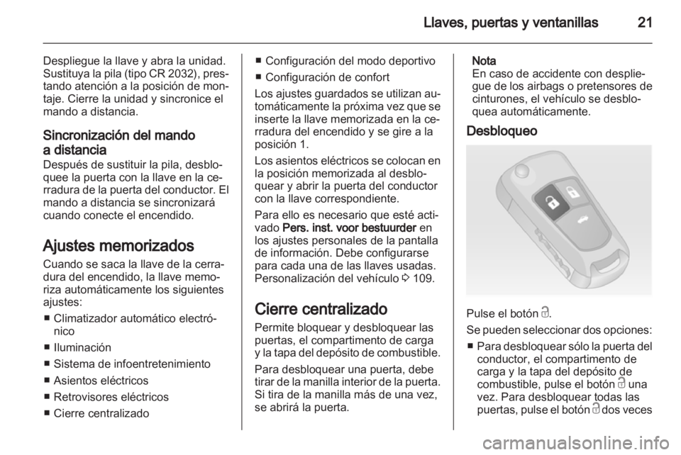 OPEL INSIGNIA 2011  Manual de Instrucciones (in Spanish) 