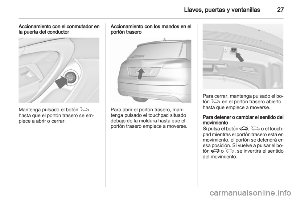OPEL INSIGNIA 2011  Manual de Instrucciones (in Spanish) 