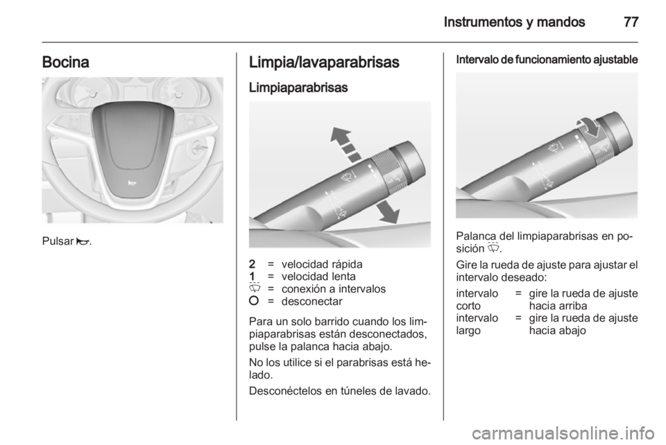 OPEL INSIGNIA 2011  Manual de Instrucciones (in Spanish) 