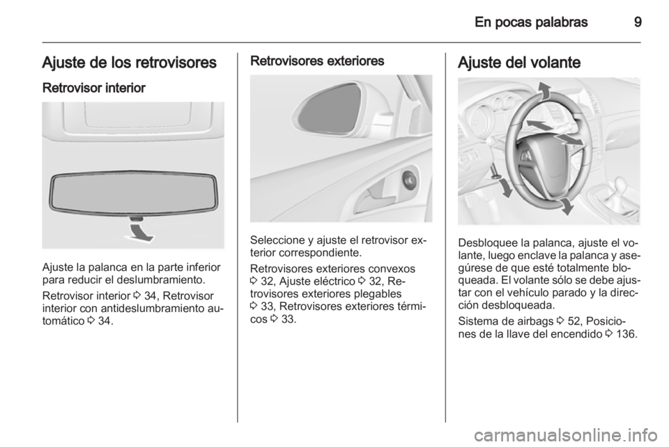 OPEL INSIGNIA 2011  Manual de Instrucciones (in Spanish) 