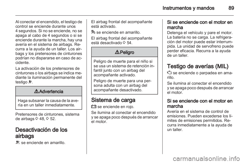 OPEL INSIGNIA 2011  Manual de Instrucciones (in Spanish) 
