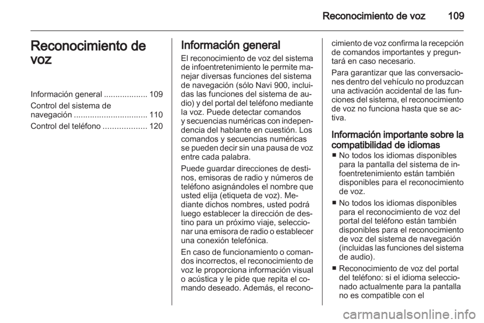 OPEL INSIGNIA 2012  Manual de infoentretenimiento (in Spanish) 