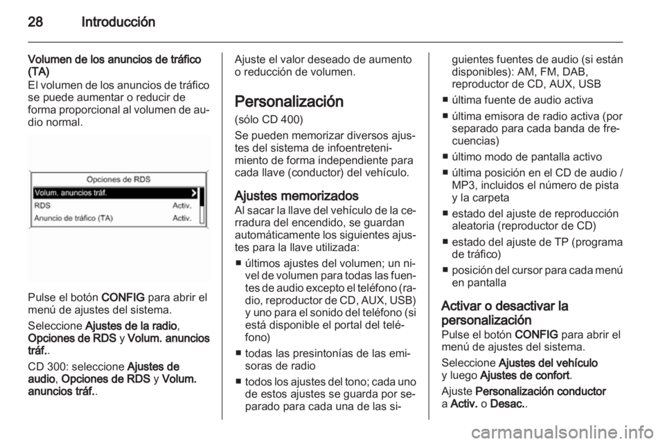 OPEL INSIGNIA 2012  Manual de infoentretenimiento (in Spanish) 