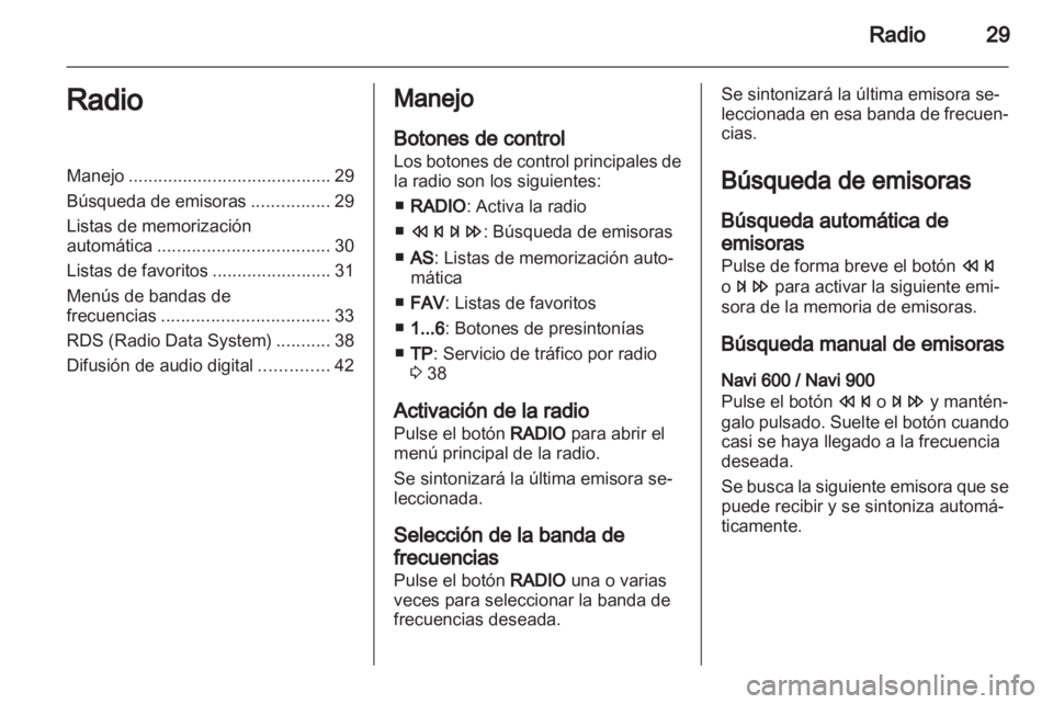 OPEL INSIGNIA 2012  Manual de infoentretenimiento (in Spanish) 