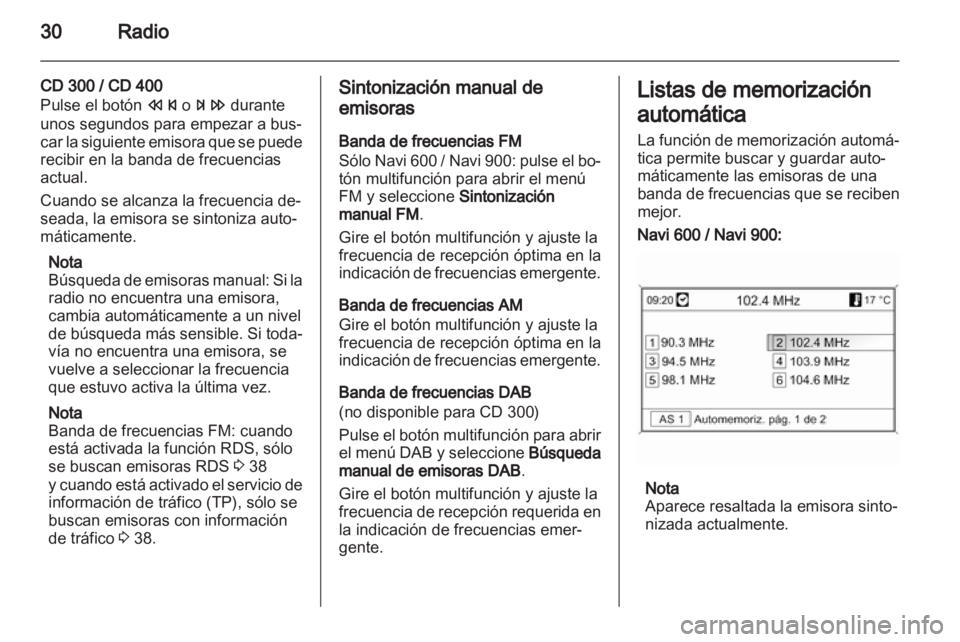 OPEL INSIGNIA 2012  Manual de infoentretenimiento (in Spanish) 