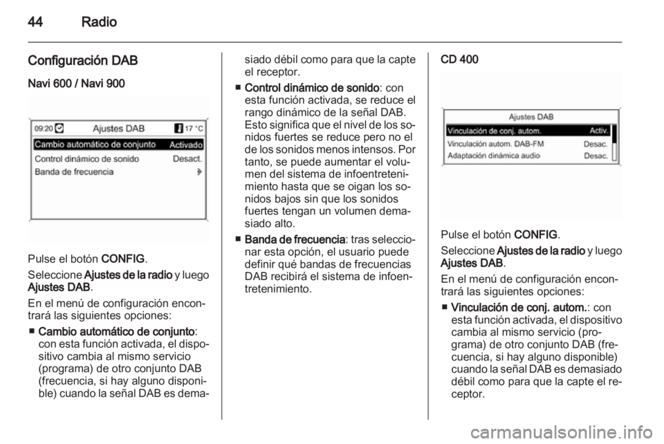 OPEL INSIGNIA 2012  Manual de infoentretenimiento (in Spanish) 