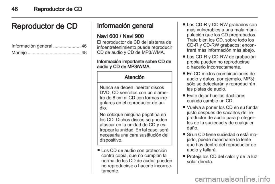 OPEL INSIGNIA 2012  Manual de infoentretenimiento (in Spanish) 
