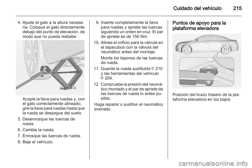 OPEL INSIGNIA 2012  Manual de Instrucciones (in Spanish) 
