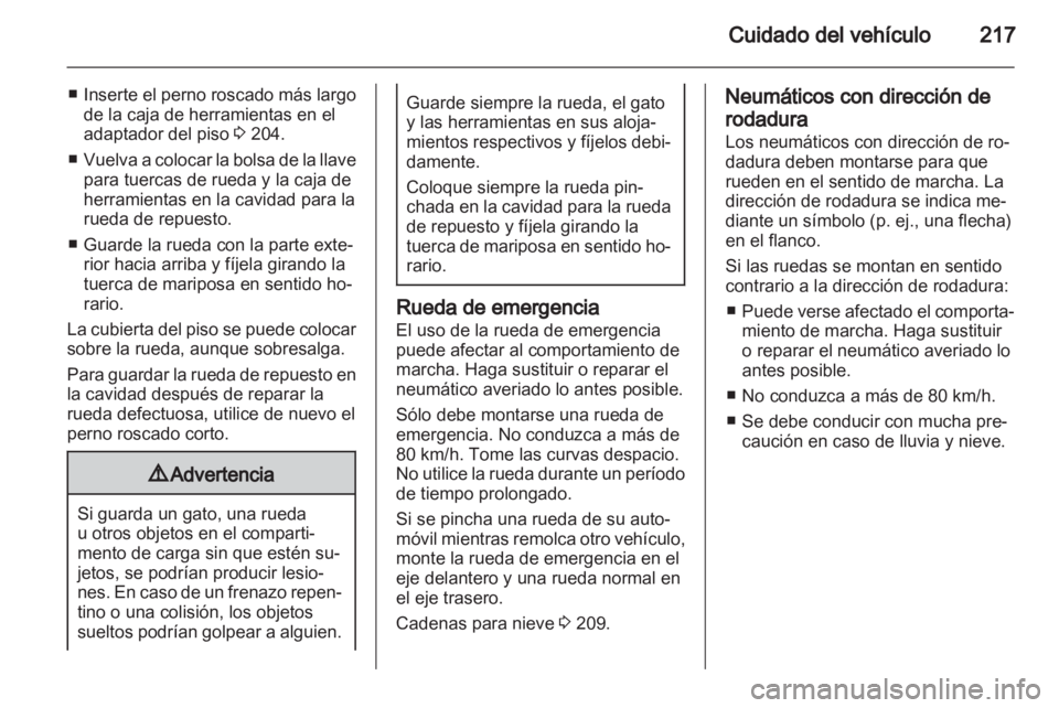 OPEL INSIGNIA 2012  Manual de Instrucciones (in Spanish) 
