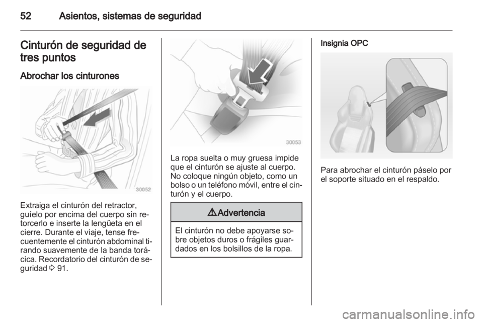 OPEL INSIGNIA 2012  Manual de Instrucciones (in Spanish) 