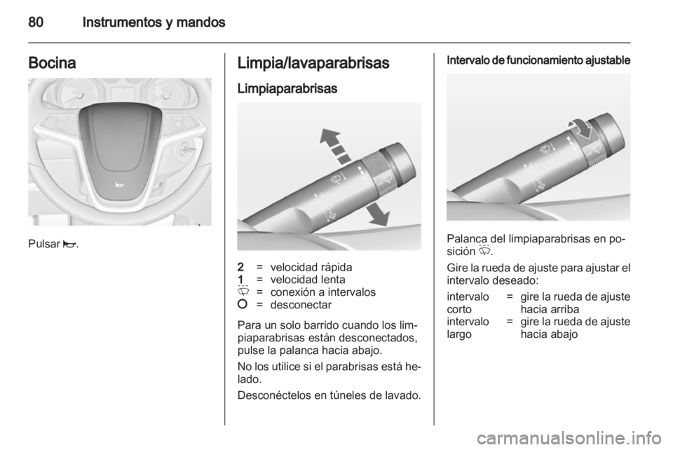 OPEL INSIGNIA 2012  Manual de Instrucciones (in Spanish) 