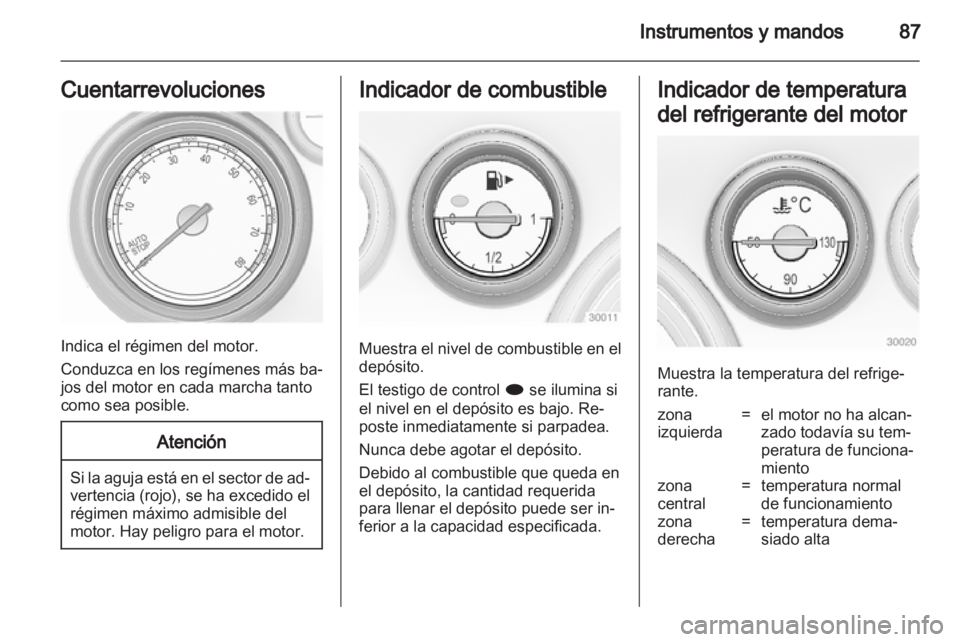 OPEL INSIGNIA 2012  Manual de Instrucciones (in Spanish) 