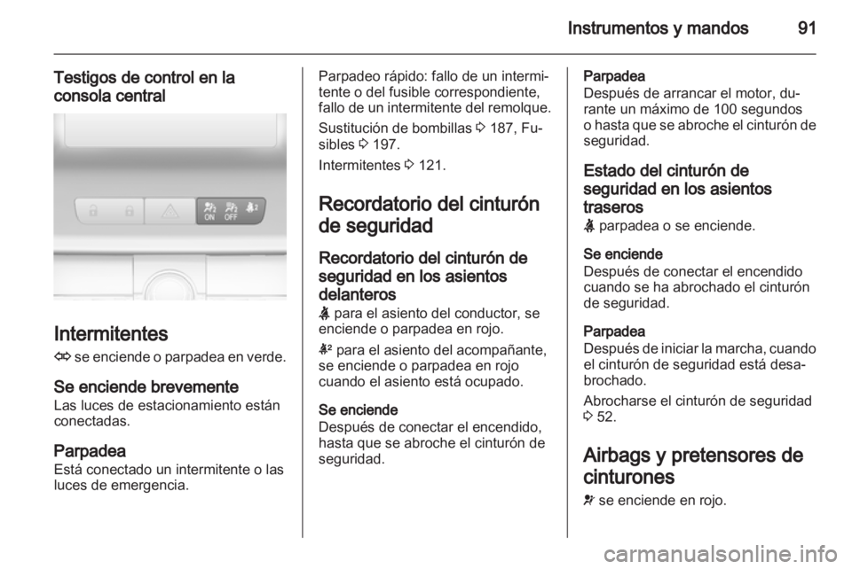 OPEL INSIGNIA 2012  Manual de Instrucciones (in Spanish) 