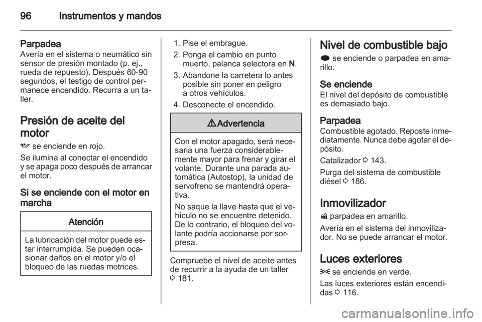 OPEL INSIGNIA 2012  Manual de Instrucciones (in Spanish) 