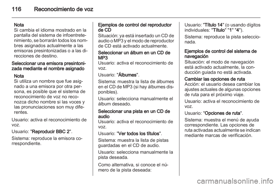 OPEL INSIGNIA 2012.5  Manual de infoentretenimiento (in Spanish) 
