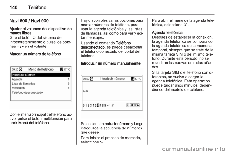 OPEL INSIGNIA 2012.5  Manual de infoentretenimiento (in Spanish) 