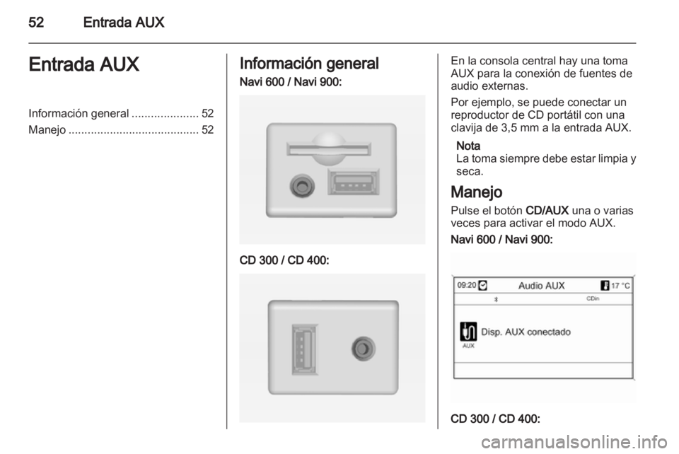 OPEL INSIGNIA 2012.5  Manual de infoentretenimiento (in Spanish) 