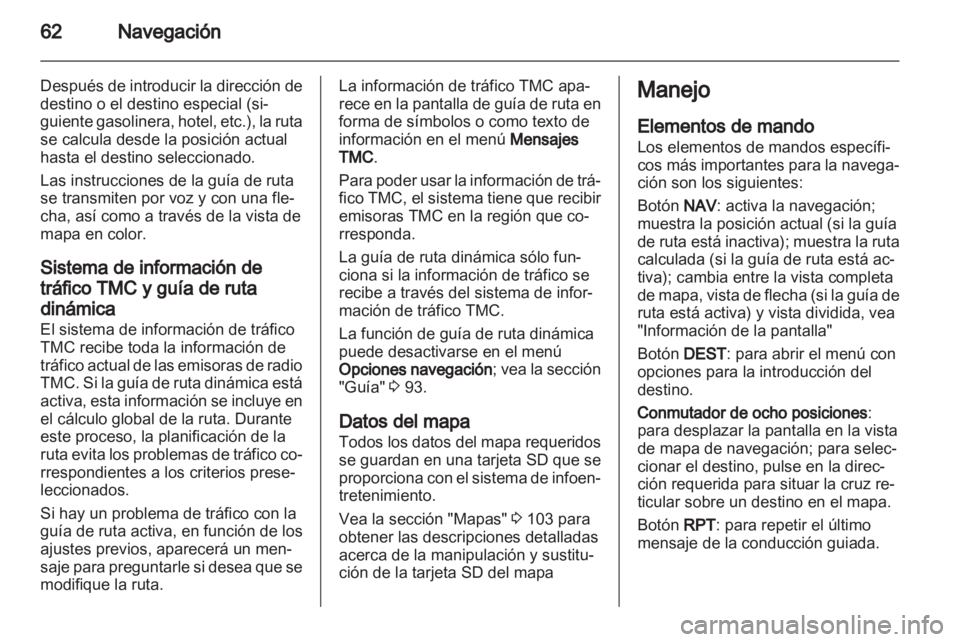 OPEL INSIGNIA 2012.5  Manual de infoentretenimiento (in Spanish) 